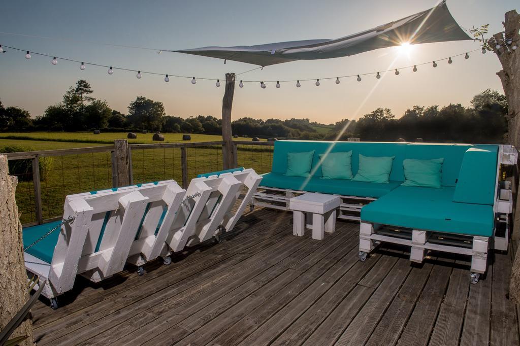La Petite Couronne, Ecolodge & Lofts Saint-Cricq-Chalosse Exterior foto